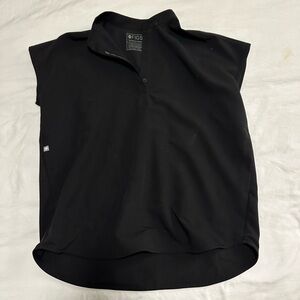 Figs Black Scrub Top (The Technical Collection)